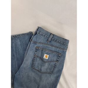 Carhartt Jeans Work‎ Pants Relaxed Straight Blue Men's 40x34